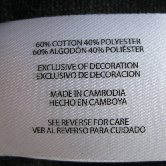 NWT* Banana Republic Men’s Waffle Crew pullover Sweatshirt L Charcoal (0607) - Picture 10 of 15